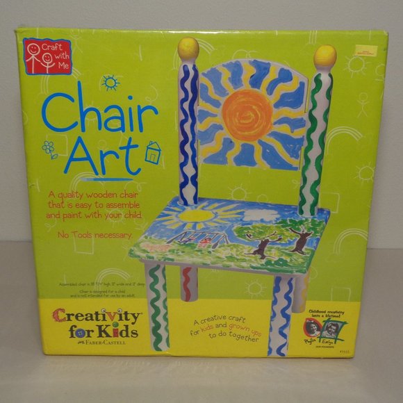 Creativity For Kids New CHAIR ART KIT / Craft Kit / Faber-Castell - Picture 1 of 16